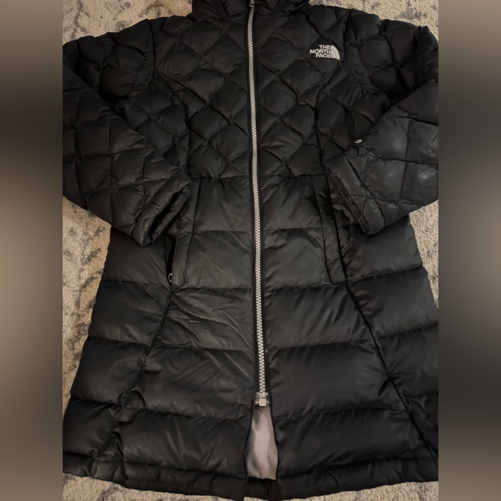 The North Face Down 550 Girls Jacket - Size Small 7/8 - Picture 2 of 10